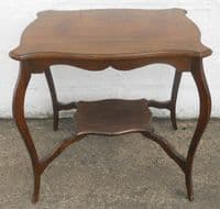 Edwardian Walnut Occasional Table