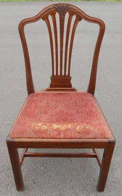 Georgian Mahogany Single Dining Chair