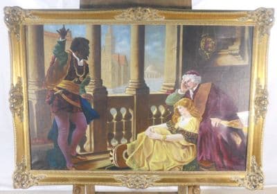 Large Gilt Frame Picture - Subject Othello
