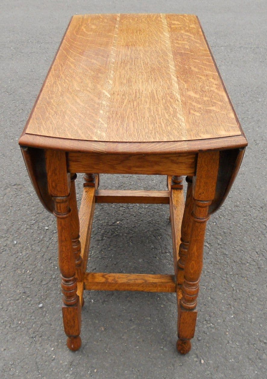Light Oak Oval Gateleg Table