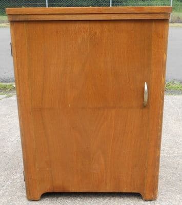Light Walnut Singer Sewing Machine Cabinet