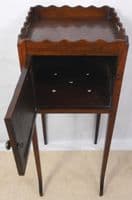 Mahogany Standing Bedroom Narrow Cabinet