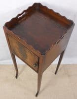 Mahogany Standing Bedroom Narrow Cabinet