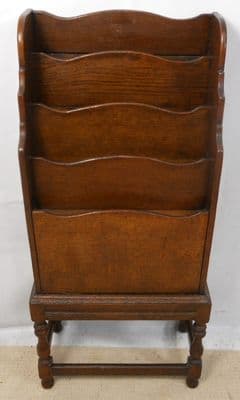 Oak Magazine Stand