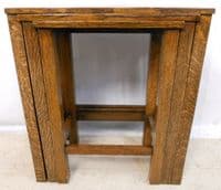 Oak Nest of Three Tables