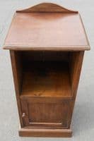 Polished Walnut Bedside Cabinet