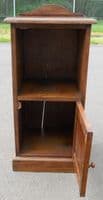 Polished Walnut Bedside Cabinet