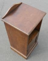 Polished Walnut Bedside Cabinet