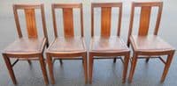 Set of Four Mahogany Dining Chairs