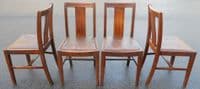 Set of Four Mahogany Dining Chairs