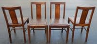 Set of Four Mahogany Dining Chairs