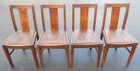 Set of Four Mahogany Dining Chairs