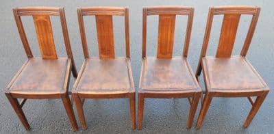 Set of Four Mahogany Dining Chairs