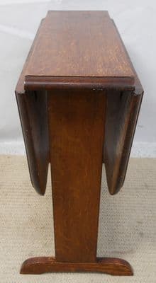 Small Oak Dropleaf Coffee Table