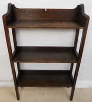 SOLD - Oak Open Standing Bookshelves - sold