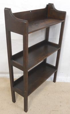 SOLD - Oak Open Standing Bookshelves - sold