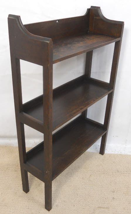 SOLD - Oak Open Standing Bookshelves - sold