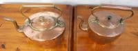 SOLD - Two Victorian Copper Kettles