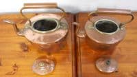 SOLD - Two Victorian Copper Kettles
