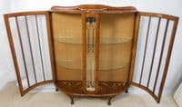 SOLD - Walnut China Display Cabinet