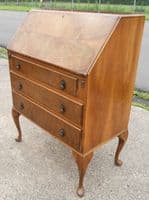 Walnut Writing Bureau in the Queen Anne Style