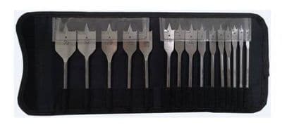Bahco 9629 Series Flat Bit Set, 15 Piece