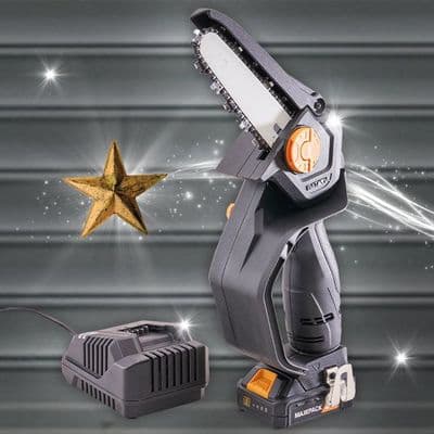 Batavia 18V One-Handed Nexxsaw Chainsaw with a 2.0Ah Li-Ion Battery