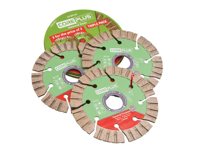 CorePlus Hybrid Diamond Blades 115mm Tin of 3
