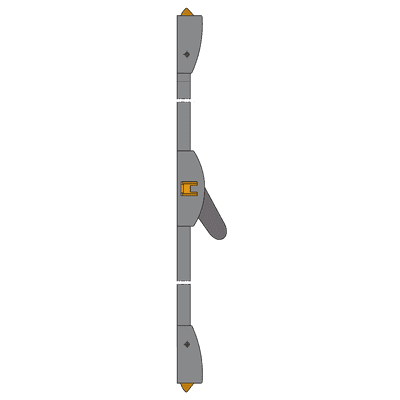DORMAKABA PHA 3 Point Antithrust Panic Latch