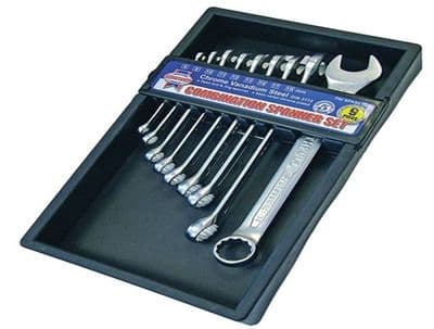 Faithfull Combination Spanner 9 Piece Set 6-19mm