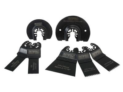Faithfull Multi-Function Tool Blade Set, 7 Piece