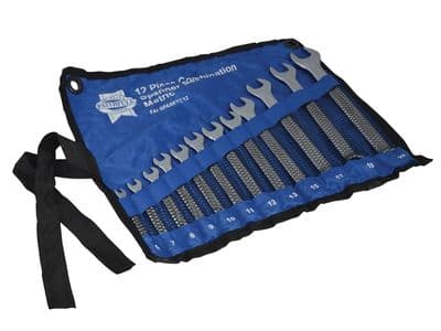 Faithfull Spanner Set In Storage Roll 12 Piece