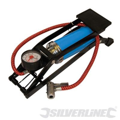 Foot Pump Heavy Duty Single Barrel