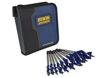 Irwin 6X Auger Bit Set With Wallet 9 Piece
