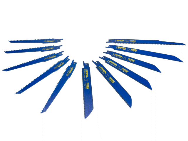 thumbnail image 2 of IRWIN 6-Inch 14 TPI Reciprocating Saw Blades - Heavy Duty Pack Of 50 (Model 372614BB) 2 of 14