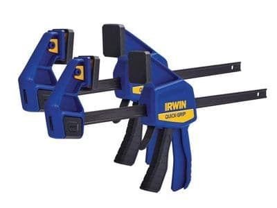 IRWIN Quick-Change™ Medium-Duty Bar Clamp 300mm (12in) (Twin Pack)
