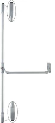 Iseo Pullman Panic Bar Set with 3 auto dead locking latches
