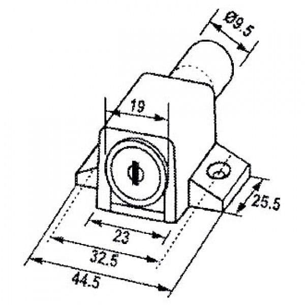 MAXUS PATIO DOOR PUSH LOCK