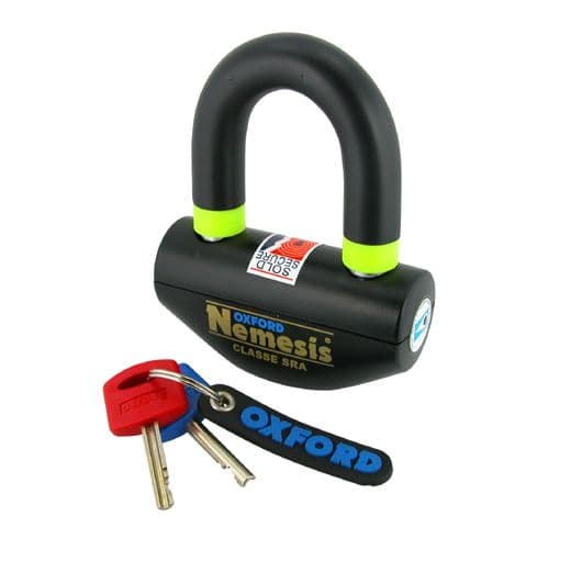 Oxford Nemesis Ultra Strong Motorcycle Disc Lock – 16mm Padlock LK471-746735