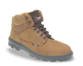 Toesavers Dual Density Brown Leather S3 Safety Boots