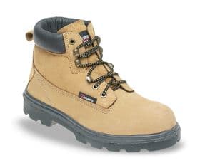Toesavers Traditional Dual Density Wheat Nubuck Leather S3 Safety Boots