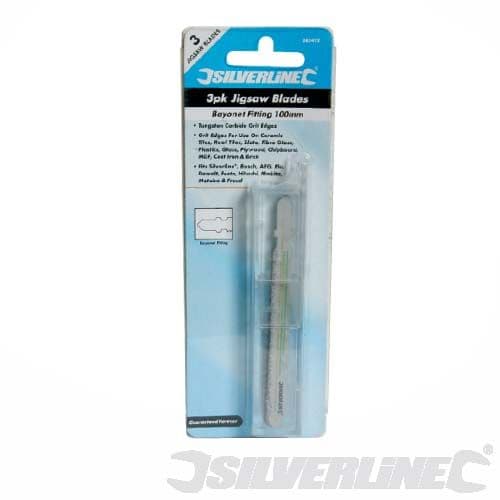 Tungsten Carbide Grit Jigsaw Blades 3pk