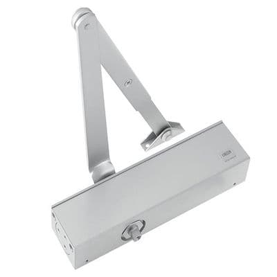 UNION CE24V DOOR CLOSER - SILVER ENAMEL