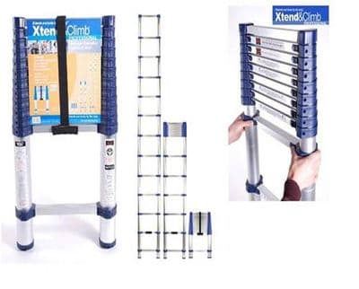 XTC Pro Telescopic Ladder 3.8m EN131