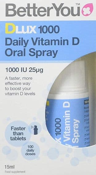 BetterYou Dlux 1000iu Vitamin D3 Oral Spray