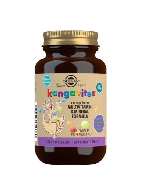 Kangavites Multivitamin & Mineral Chewable Tablets-Bouncin' Berry Flavour