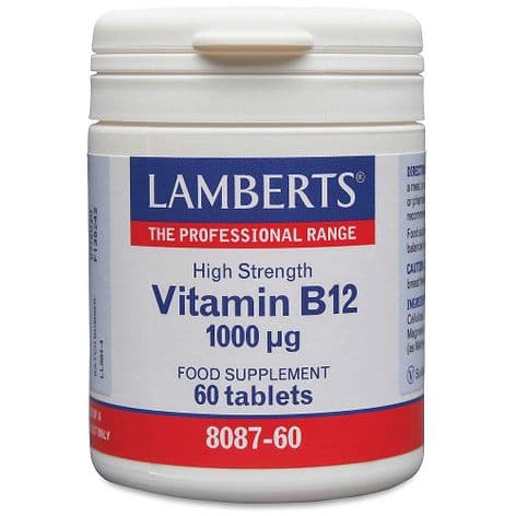 Lamberts Vitamin B12 (Methylcobalamin) 1000ug 60 Tabs