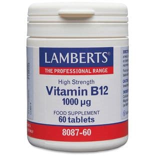 Lamberts Vitamin B12 (Methylcobalamin) 1000ug 60 Tabs