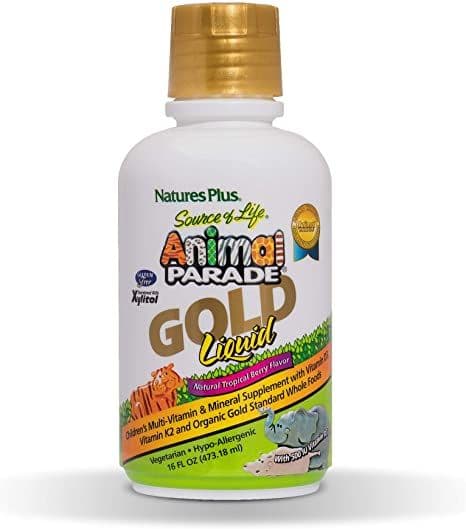 Nature's Plus Animal Parade Source of Life Gold Children's Liquid Multivitamin, 480 ml -