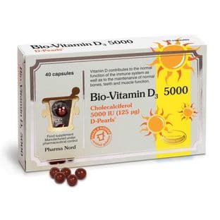 Pharma Nord Bio-Vitamin D3 5000IU (125ug) 40 caps